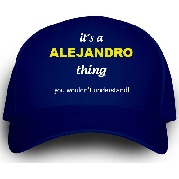 Cap for Alejandro