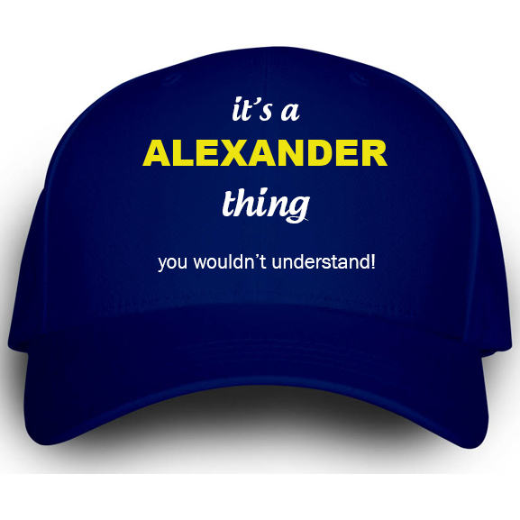 Cap for Alexander