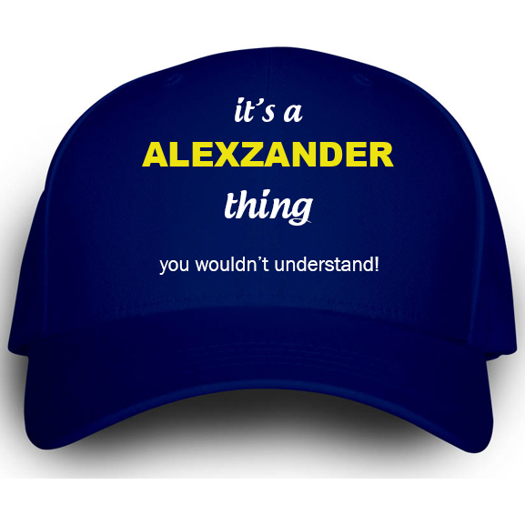 Cap for Alexzander