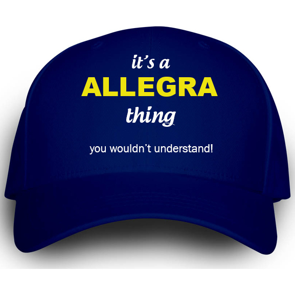 Cap for Allegra