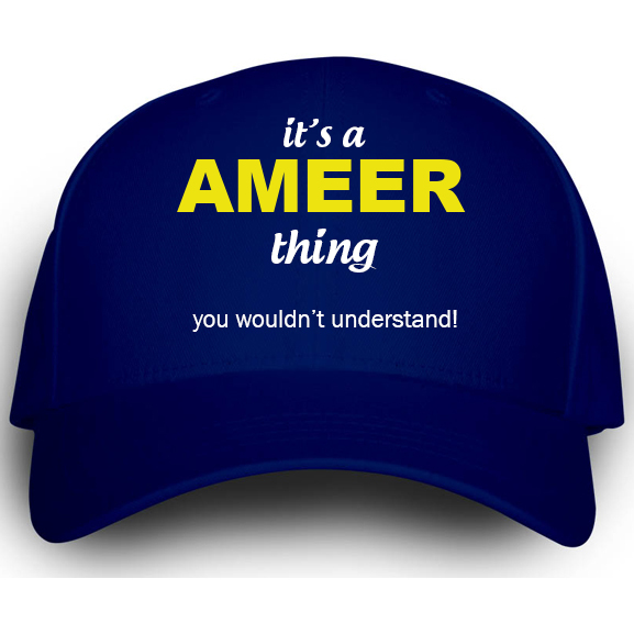 Cap for Ameer