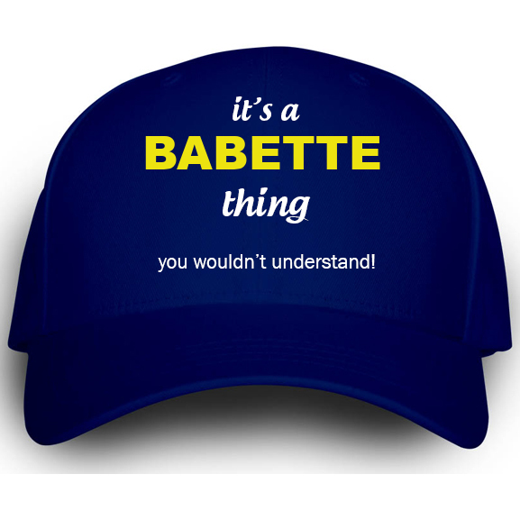 Cap for Babette