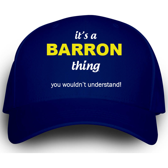 Cap for Barron