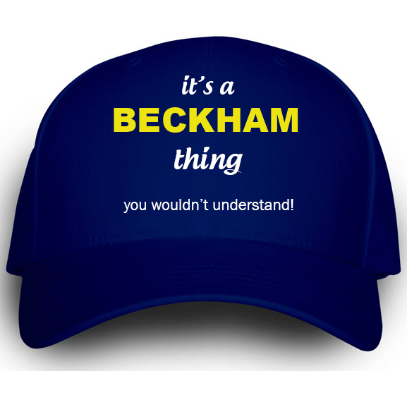 Cap for Beckham