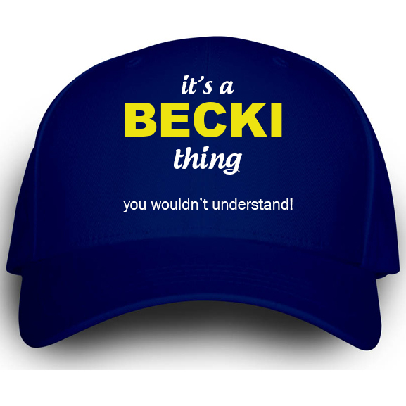 Cap for Becki