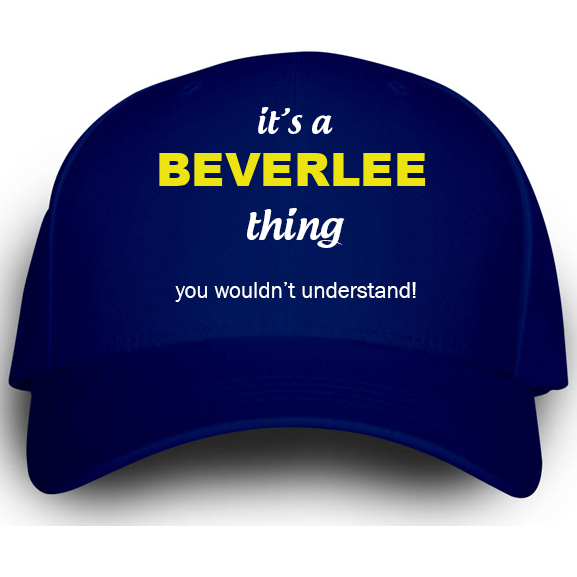 Cap for Beverlee