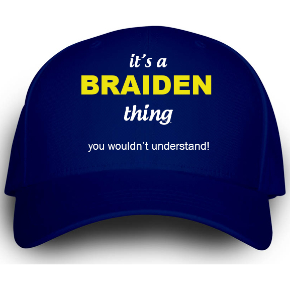 Cap for Braiden