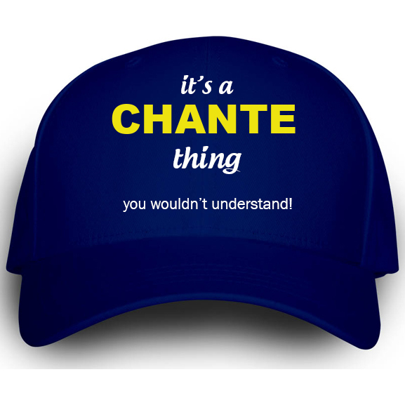 Cap for Chante