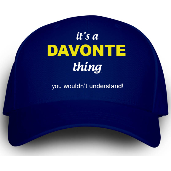 Cap for Davonte