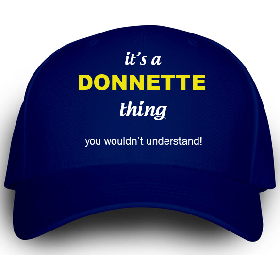 Cap for Donnette