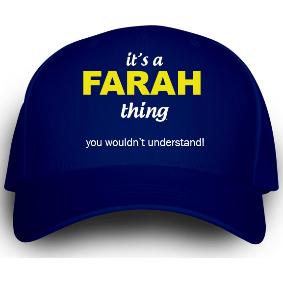 Cap for Farah