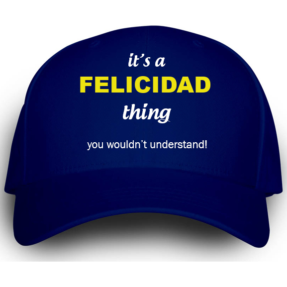 Cap for Felicidad
