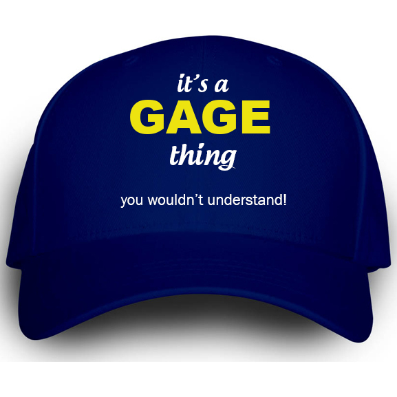 Cap for Gage