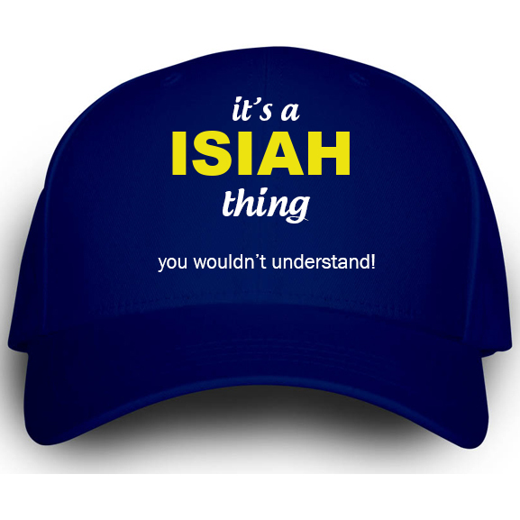 Cap for Isiah