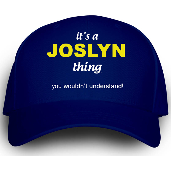 Cap for Joslyn