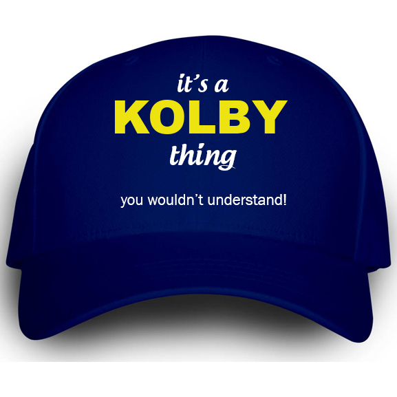 Cap for Kolby