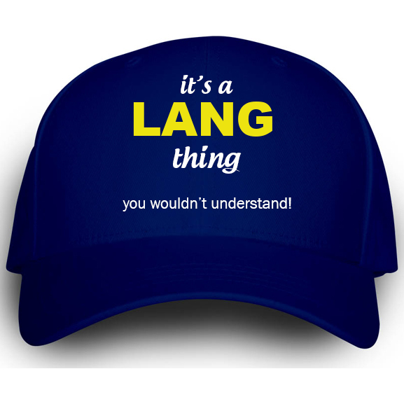 Cap for Lang