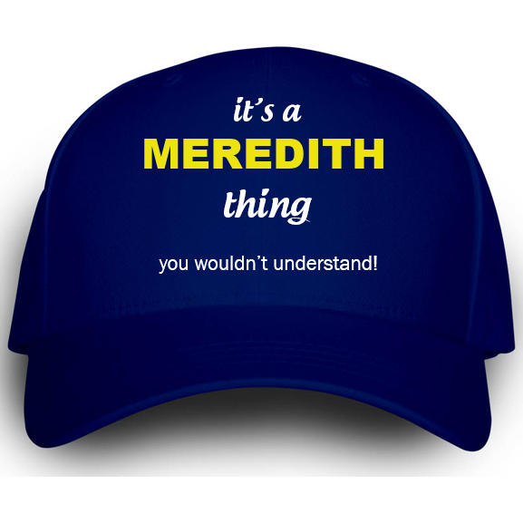 Cap for Meredith