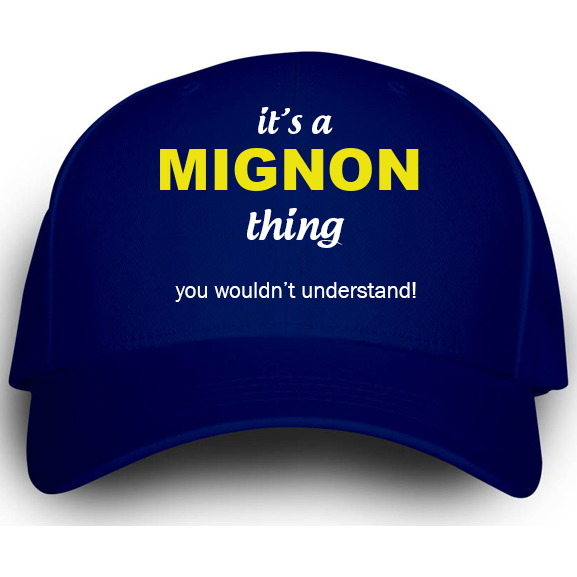 Cap for Mignon