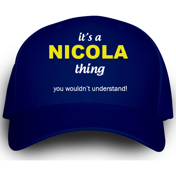 Cap for Nicola