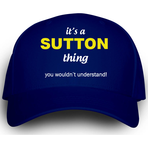Cap for Sutton
