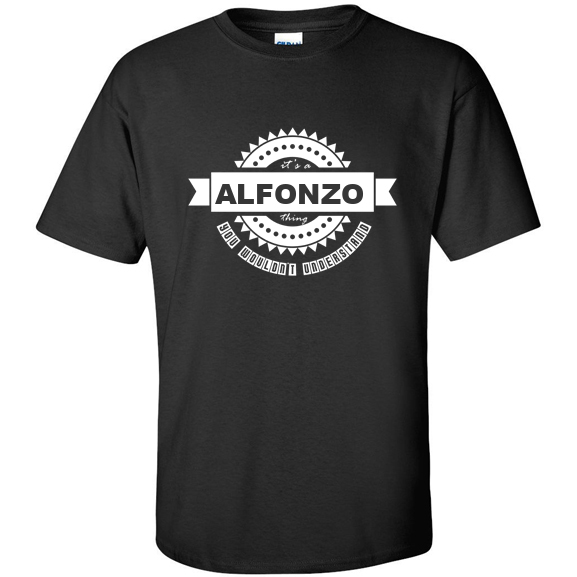 t-shirt for Alfonzo
