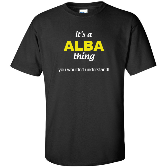 t-shirt for Alba