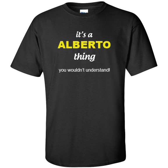 t-shirt for Alberto