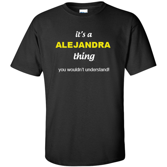 t-shirt for Alejandra