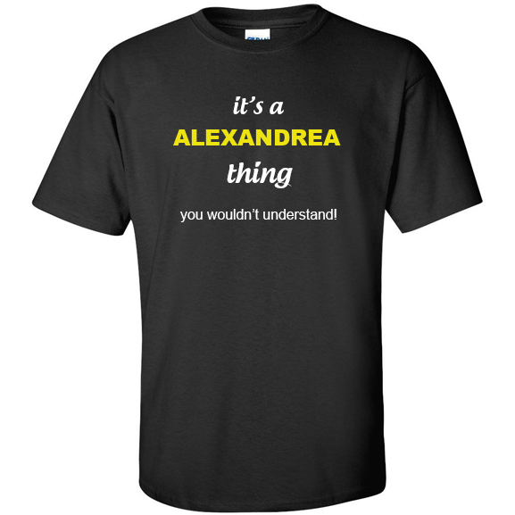 t-shirt for Alexandrea