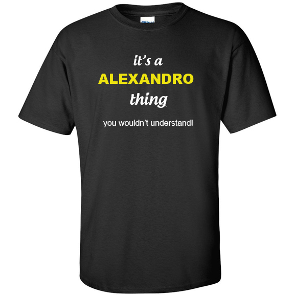 t-shirt for Alexandro