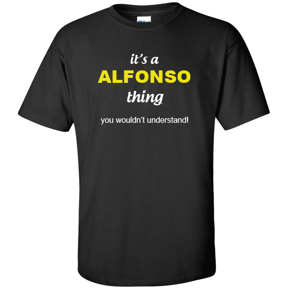 t-shirt for Alfonso