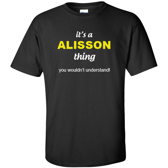 t-shirt for Alisson