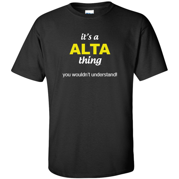 t-shirt for Alta