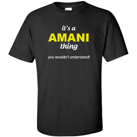 t-shirt for Amani