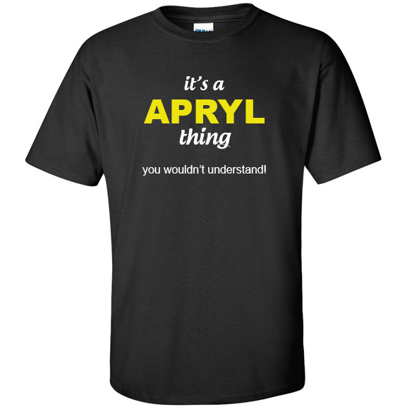 t-shirt for Apryl