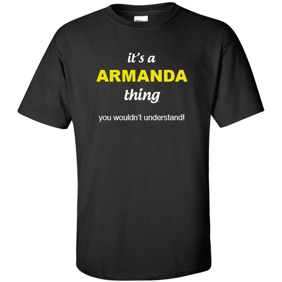 t-shirt for Armanda
