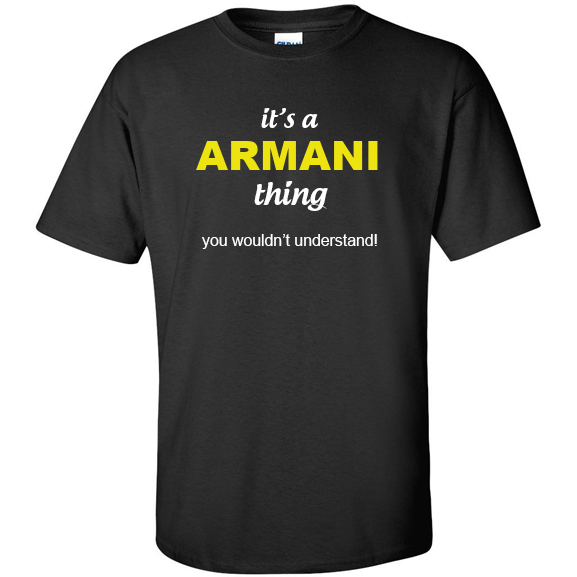 t-shirt for Armani