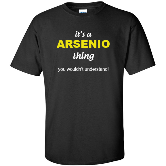 t-shirt for Arsenio