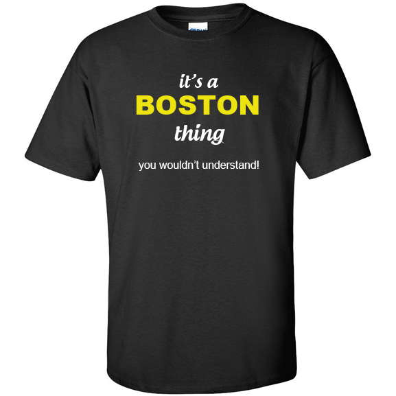 t-shirt for Boston