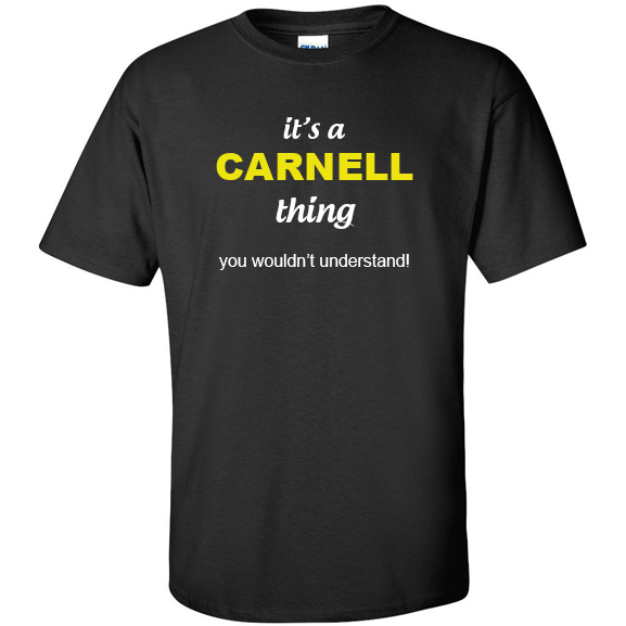 t-shirt for Carnell