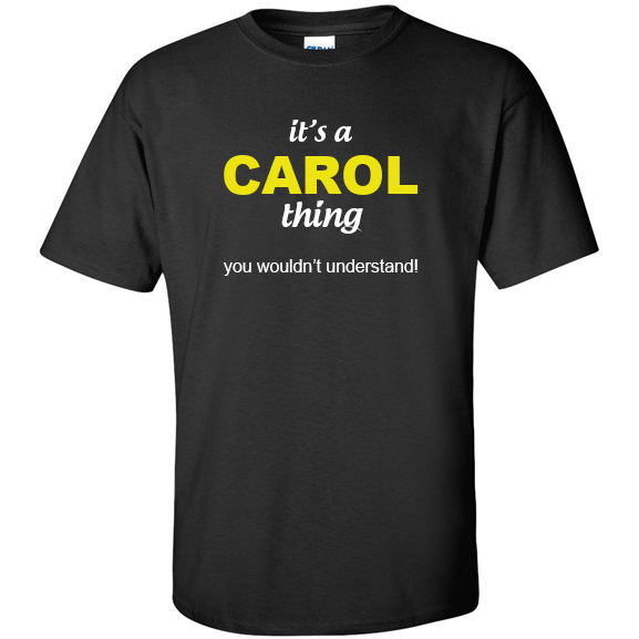 t-shirt for Carol