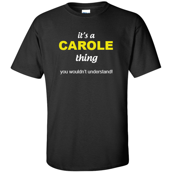 t-shirt for Carole