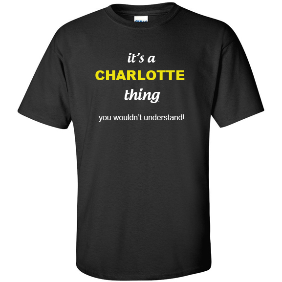 t-shirt for Charlotte