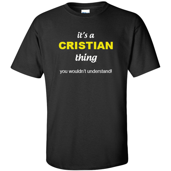 t-shirt for Cristian