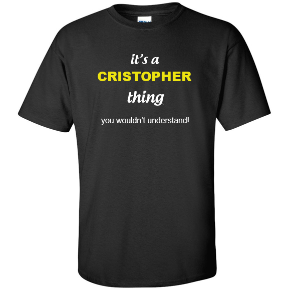 t-shirt for Cristopher