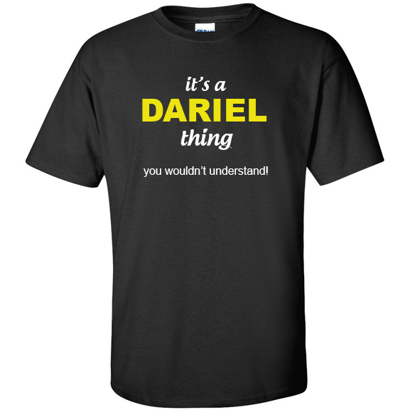 t-shirt for Dariel
