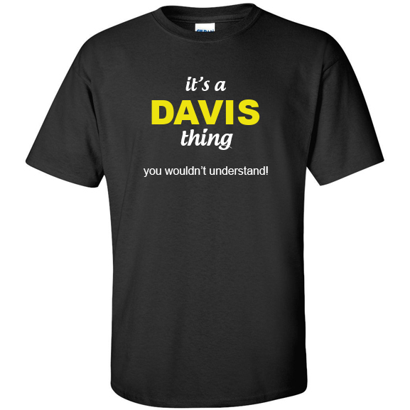 t-shirt for Davis