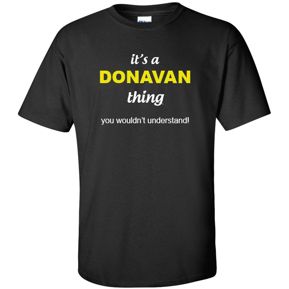 t-shirt for Donavan
