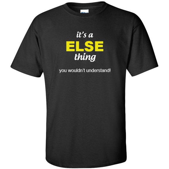t-shirt for Else